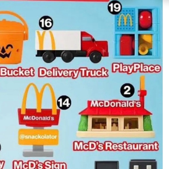 #19 Lil McDonald’s Happy Meal - Play Place Toy (Sealed) - Picture 4 of 4